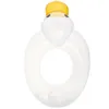 Cute Transparent Duck Swimming Ring for Children Kids Inflatable Baby Bath Swim Circle Floating Seat Pool Toys 240322