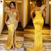 2024 luxo ouro plus size vestidos de baile para ocasiões especiais sheer neck vestidos de noite elegante frisado strass lado split festa de aniversário vestido de noivado am596