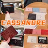 CASSANDRE Visitekaarthouder 10A Kwaliteit Designer Kaviaar lederen portemonnee Dame portemonnee Creditcardhouder kleine portemonnee Dames krokodillenleer paspoort portemonnee