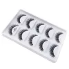 Brosses en gros 2/10/100 Boîtes 3/5 PAPAIRS NATUREL 3D FAUX FALSE CELS MAKEUP FAUX CHEURS OEULES LASSES FAUX CILS MADEURS TOODLES DE BEAUTÉ X01X08