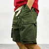 Shorts masculinos Shorts masculinos Roupas de rua produtos de moda shorts masculinos 2024 primavera/verão novo casual LTI bolso design masculino retro solto shortsC240402