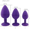 Other Health Beauty Items Silicone buttocks and anal plugs size 3 male and female anal plugs adult anal s Y240402