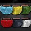 Underbyxor 6st/Lot Men Mesh Jockstrap Underwear Briefs Low Rise Sexig gay penis Pouch Bikini Hollow