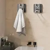 Ganchos de luxo montagem na parede rack armazenamento decoração do banheiro para casa titular chave pendurado roupas toalha bacia cabide