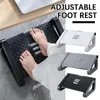 Tapis de bain Pieds ergonomiques Tabouret Bureau Repose-pieds Massage sous fournitures réglables Relaxation Travail Ménage Portable au bureau Pied Dura M6G1