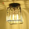 Ceiling Lights Led Crystal Lamp Pendant Corridor Aisle Light Luxury For Hall Bedroom Indoor Lamps