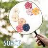 Fleurs décoratives 50x tête artificielle mixte fausses têtes de fleurs pour douche nuptiale bébé