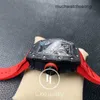 Lyxklockor Replicas RichAdmills Automatic Chronograph Arvur 035 / 35-02 Rafael Nadal Limited Edition på Red Rubber Strap Designer Waterproof