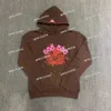 FEAR of Sp5der Young Thug 555555 Мужчины Женщины ESS Hoodie Мужские толстовки с капюшоном Розовая пена с принтом «Паутина» Толстовки с графикой Пуловеры Толстовка Joggers 508