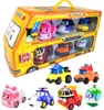 6PCSSet Original Box Robocar Poli Korea Kids Toys Robot Transformation Anime Action Figure Toys For Children Playmobil Juguetes Q3288784