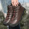 Scarpe da fitness Plus Big Size 48 49 50 Inverno Uomo Donna Vera Pelle Trekking Outdoor Trekking Botas Senderismo Hombre Mujer Wandelschoen