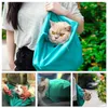Katzenträger atmungsaktiven Haustierbeutel Multifunktion Reisen weich bequem bequeme doppelseitige Beutel Schulter Tragehandtasche im Freien für