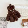 Hoodies Sweatshirts Milancel Winter Kids Fur Foding Girls Fleece Girs Hooded Outfit 211111104244978 Drop Delivery Baby Maternity Clot Dhpojj