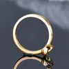 IOGOU 18K Gold plaqué Solitaire Ring 05CT REGLES DE CEINDION POUR FEMMES REAL Silver 925 Sterling Promise Engagement Bijoux 240402
