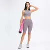 Lu Align Woman Strakke outfit Dames Hoge shorts Taille 10 Geen ongemak Lijn Heuplift Buikspieroefeningen Hardlopen 5 punten Broek Lemon Lady Gry Sport Meisjes