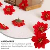 Fleurs décoratives 40 PCS Fake Artificiel Christmas Flower créatif de Noël Decor Garlands