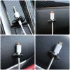 Car Cable Winder Interior Cable Adhesive Clip Earphone Cable Organizer Wire Storage Holder Clip Cord Holder Promotion