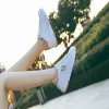 Scarpe da donna scarpe casual 2022 sneaker da donna moda piattaforma in pelle per Puttanette traspirabili Scarpe bianche calzature morbide Rhinestone Ladies Tennis