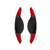 One Pair Red/Black/Forged Car Accessories Carbon Fiber Steering Wheel Shift Paddle For Infiniti QX50Q50LQ60 18-21