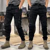 Pantalons pour hommes Travail américain Hommes Coton Jambe droite Multi-poches Pantalon urbain fonctionnel Extérieur Tactique Casual Mâle