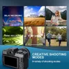 Capture Stunning 4K Footage with 48MP Vlogging Camera for YouTube, Complete with Microphone, Tripod, Wide Angle/Macro Lens, and Content Creator Kit for Travel