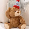 Nuovi giocattoli di peluche per orsacchiotti di cappello di compleanno per bambole di orsi regalo di Capodanno per bambini all'ingrosso