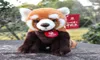 Lifelike Lesser Panda Plush Toys Cute Real Life Red Panda Stuffed Animal Toys Dolls Birthday Gift For Children LJ2011266923782