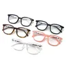 Shauna Anti Blue Light TR90 Women Cat Eye Glasses Frames Luxury Men Optical Computer Glasses 240318