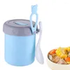 Bouteilles de stockage pot alimentaire isolé 304 tasse à soupe en acier inoxydable bébé Dessert lait Portable étudiant bouillie petit déjeuner