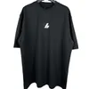 B family correct high version 24 nouveau T-shirt à manches courtes imprimé devant et derrière avec logo IB pour hommes et femmes, tendance et polyvalent