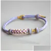 Charm Bracelets Couple Keepsake Colorf Rope Diy Handmade Knit Bracelet For Children And Adt Bracelet. Drop Delivery Jewelry Dhkpx