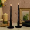 Kerzenhalter, 2 Stück, Eisen, matt, Kerzenständer, Vintage-Tischdekoration für Esszimmer, Hochzeit, Halloween, Weihnachten