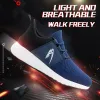 Boots Work Safety Men Shoes Antismashing Working Male Sneakers Indestructible Men's Casual Shoes Lightweight Safety Ankle Boots 2021