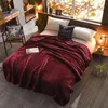 Blankets Soft Warm Home Textile Polar Microfiber Blanket Cover The Bed Thick Fleece Sofa Mechanical Wash Pink Small