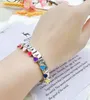 Charm Bracelets URING 2024 Fashion Colorful Love Italian Links Fit 9mm Bracelet Making Women DIY Jewelry JH001-20