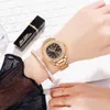 Gedi Light Luxury Full Sky Star Square Alloy Watch, Niche High-End Watch, Steel Band Trendy Women's Watch