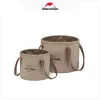 أدوات Naturehike دلو مياه قابلة للطي 10L/20L جولة في الهواء الطلق سفر سفر المياه المحمولة حوض النزهة معدات تخزين الغذاء معدات التخييم