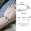 Strands 2023 Bracelet for Women 925 Sterling Silver Fit ARIGINAL ME CHARM CHARM FLOR INFINITAR PENENTE PENENTE JOIXAS DIY