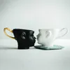 Tasses 3D bébé visage Couple tasse à café enfants lait décoration de la maison boisson adulte tasse en céramique 200 ml
