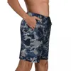 Mäns shorts Urban Camouflage Board Summer Abstract Cool Sport Surf Beach Mannes bekväm klassisk plusstorlek badstammar