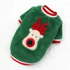 Dog Apparel Christmas Clothes Winter Hoodies Outfit Xmas Pet Garment Pomeranian Bichon Schnauzer Clothing Puppy Coat Dropship