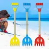 Jeu de sable amusant à l'eau 21 pouces, pelles à sable de plage en bois, jouet pour enfants adultes, pelle de plage, râteau, outils de jardin, été en plein air, creuser de la neige, pelles de plage, cadeau 240402