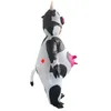 Party Decoration Inflatable Suit Cow Blow Up Outfit Dairy Costumes Cattle Inflated Garment Milch Fancy Dress Cosplay