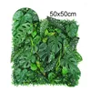 Decorative Flowers Artificial Turf For Home Wall Decoration 50x50cm Size Durable And Easy To Clean Brings A Touch Of Nature Your Space