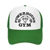 Berretto da baseball personalizzato Powerhouse da palestra per uomo donna traspirante Fitness Building cappello da camionista muscolare cappelli da sole Snapback per esterni