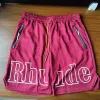 Designer Shorts maschile sciolti e rapidi Sports Basketball che corre ginocchiera Shorts casual per gli uomini