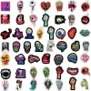 10/20/50pcs Mixed Horror Zombie Skull Monster Ghost Stickers Notebook Fridge Guitar Halloween Home Decal Waterproof Sticker