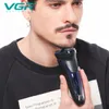 VGR Rasoir Rasoir électrique Machine de rasage professionnelle Tondeuse à barbe flottante IPX7 Rasoir rechargeable étanche pour hommes V-306 240325