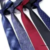 Cravate de styliste en soie mûre pour hommes, robe formelle, costume de travail pour carrière d'affaires, mariage, broderie 8cm, K7t1