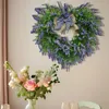 Dekorative Blumen, Valentinstag-Türkranz, lebensecht, für die Vorderseite, herzförmiges Abendessen, Jahrestag, Party, Wandbehang, Dekor, Hochzeit